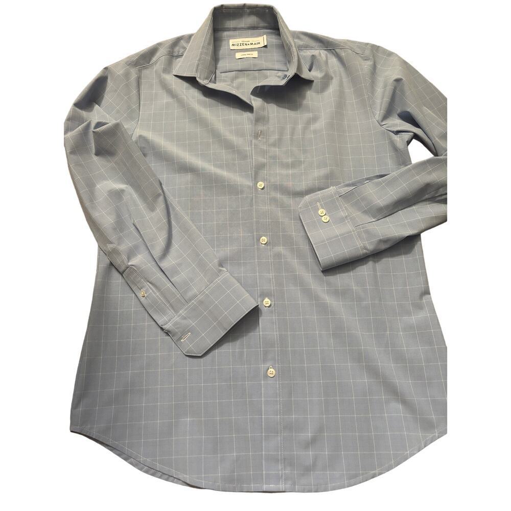 Mizzen + Main Leeward Dress Shirt L Trim Fit